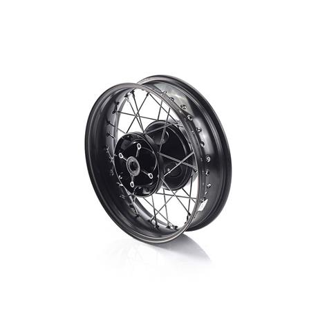 Rear Wheel Kit, Black, 16 x 3.5